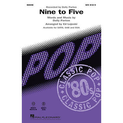 Hal Leonard Nine to Five SATB arranged by Ed Lojeski