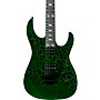 Legator Ninja 6-String Floyd Rose Pro Series Electric Guitar Green Crackle