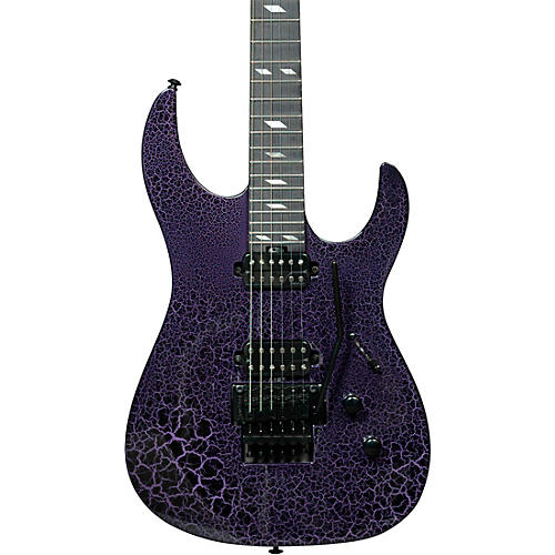 Legator Ninja 6-String Floyd Rose Pro Series Electric Guitar Purple Crackle