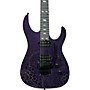 Legator Ninja 6-String Floyd Rose Pro Series Electric Guitar Purple Crackle