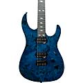 Legator Ninja 6 String Super Shred Series Electric Guitar Black BurlBlue Burl