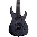 Legator Ninja 7 String Multi-Scale Super Shred Series Quilted Maple Electric Guitar PurpleBlack