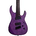 Legator Ninja 7 String Multi-Scale Super Shred Series Quilted Maple Electric Guitar PurplePurple