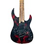 Legator Ninja 7 String Multi-Scale X Series Electric Guitar Black Widow