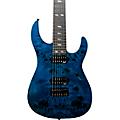 Legator Ninja 7 String Super Shred Series Electric Guitar Blue BurlBlue Burl