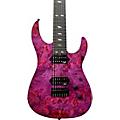 Legator Ninja 7 String Super Shred Series Electric Guitar Blue BurlMagenta Burl