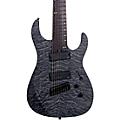 Legator Ninja 8 String Multi-Scale Super Shred Series Quilted Maple Electric Guitar PurpleBlack