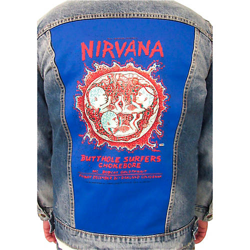 Nirvana - Oakland Coliseum Embryo - Mens Denim Jacket