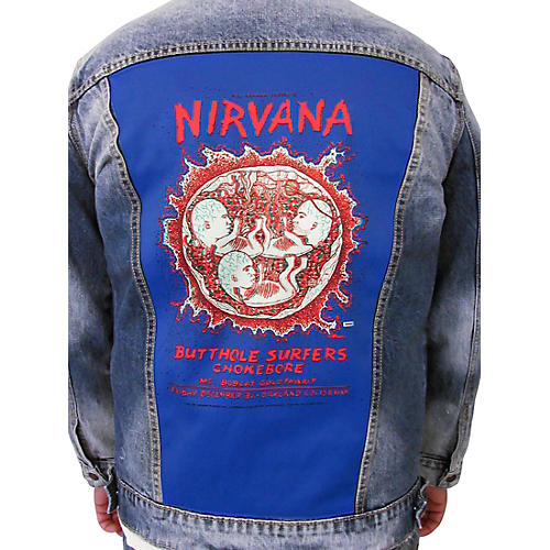 Nirvana - Oakland Coliseum Embryo - Womens Denim Jacket