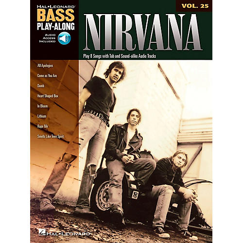 Nirvana Bass Play-Along Volume 25 (Book/CD)
