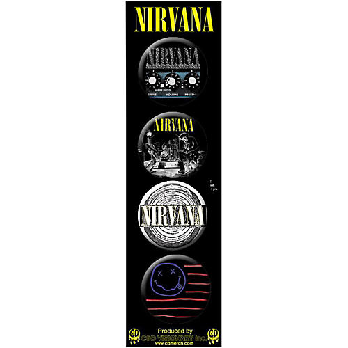 Nirvana Button 4-Piece Set