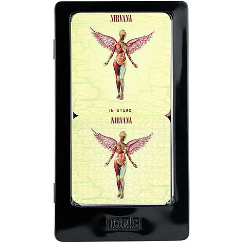 Nirvana In Utero Metal Coaster Set with Cork Backs in Tin Gift Box