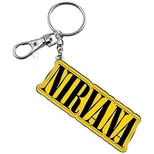 Nirvana Logo Metal Keychain