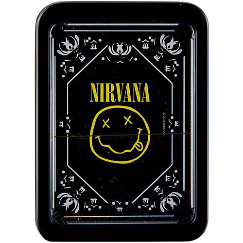Nirvana Smiley Logo Playing Cards in Tin Gift Box