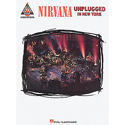 Hal Leonard Nirvana Unplugged in New York Guitar Tab Songbook