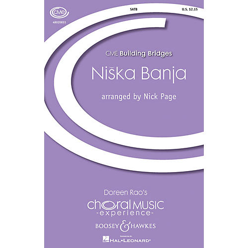 Boosey and Hawkes Niska Banja (CME Building Bridges) SATB arranged by Nick Page