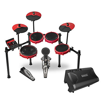 Alesis Nitro Max 8-Piece Electronic Drum Set With Bluetooth, BFD Sounds & DA2108 Drum Amp -