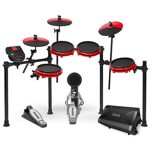 Nitro Mesh Special Edition Electronic Drum Kit With Mesh Pads and Simmons DA2108 Drum Set Monitor