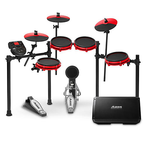 Nitro Mesh Special Edition Electronic Drum Kit With Mesh Pads and Strike 8 Drum Set Monitor