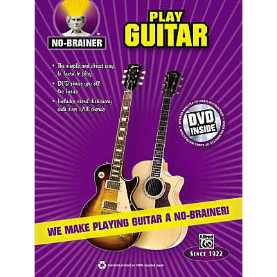 Alfred No-Brainer Play Guitar Book & CD
