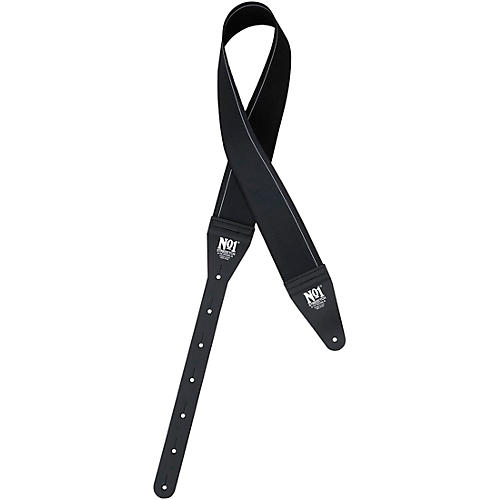 No1 Stretch Strap No1 Elastic Guitar Strap Black Extra Large