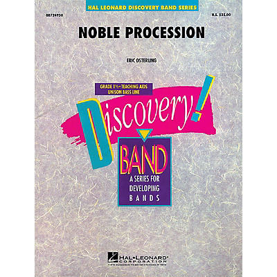 Hal Leonard Noble Procession Concert Band Level 1.5 Composed by Eric Osterling