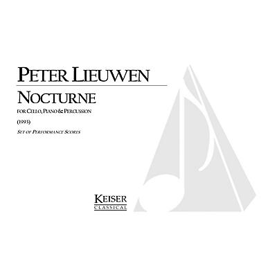 Lauren Keiser Music Publishing Nocturne (for Cello, Piano and Percussion) LKM Music Series Composed by Peter Lieuwen