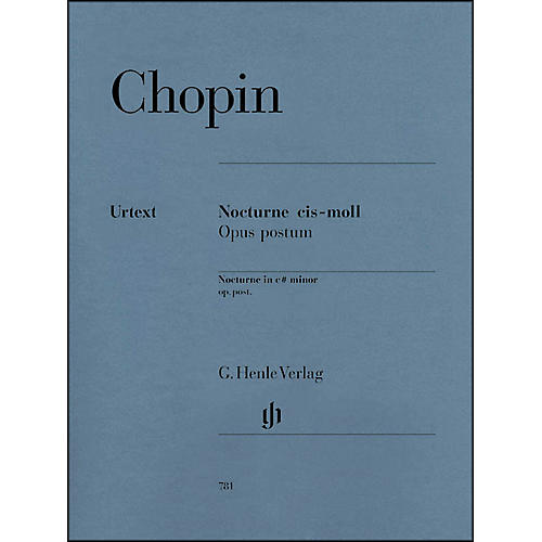 G. Henle Verlag Nocturne in C Sharp minor Op. Posth. By Chopin