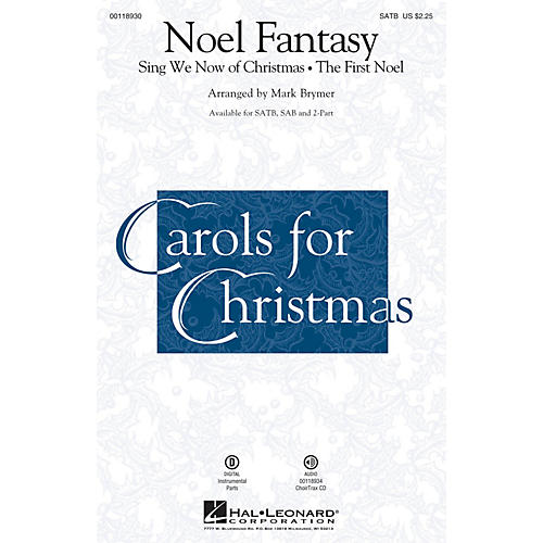 Hal Leonard Noel Fantasy SAB Arranged by Mark Brymer