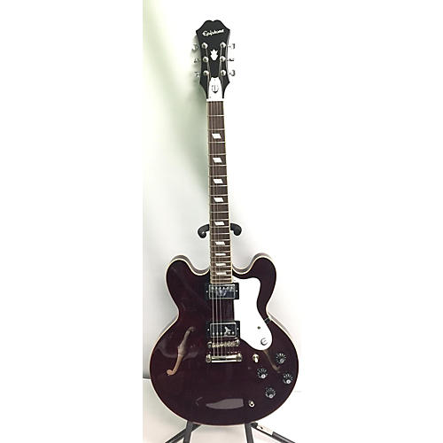 Epiphone Noel Gallagher Riviera Hollow Body Electric Guitar dark winered