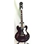 Used Epiphone Noel Gallagher Riviera Hollow Body Electric Guitar dark winered