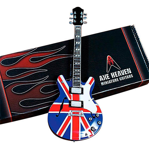 Noel Gallagher Union Jack Supernova Miniature Guitar Replica Collectible