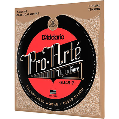 D'Addario Normal Tension Pro-Arte Nylon 7-String Classical Guitar Strings