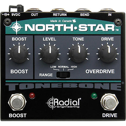 North-Star Country Rock Overdrive and Boost Pedal