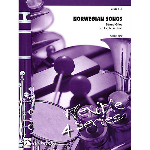 Norwegian Songs Concert Band Level 1.5 Arranged by Jacob de Haan