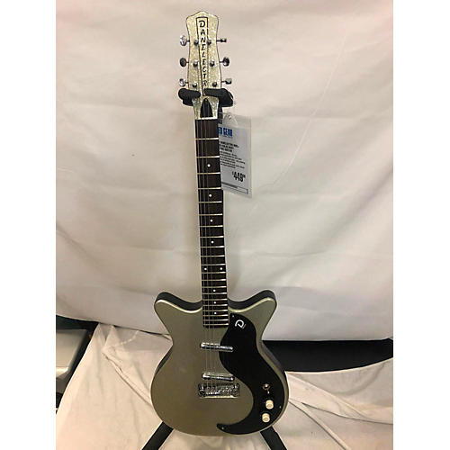 Danelectro Nos+ Solid Body Electric Guitar Silver