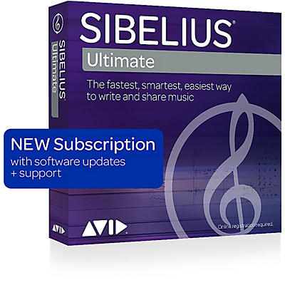 Sibelius Notation Software 1-Year Subscription