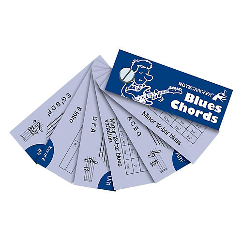 Music Sales Notecracker - Blues Guitar Chords (pocket-sized gift)