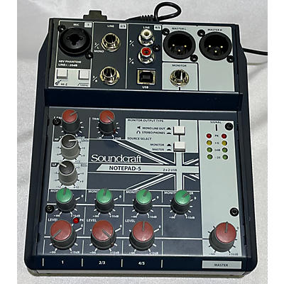 Soundcraft Notepad-5 Line Mixer