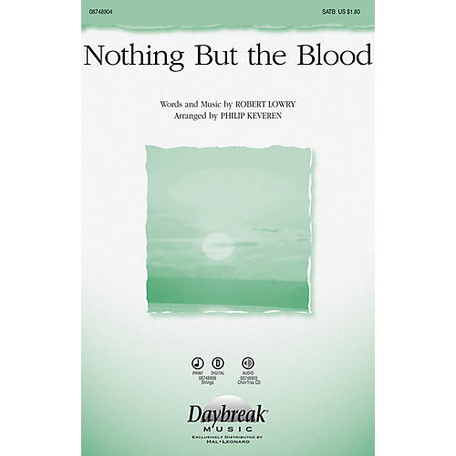 Nothing But the Blood Digital Instrumental Pak Strng Arranged by Phillip Keveren