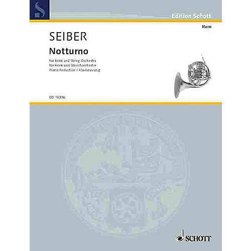 Notturno (Horn and String Orchestra.) Schott Series