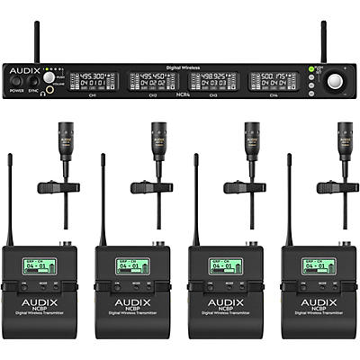 Audix Novacore NC4BX10 Quad-Channel Bodypack Wireless System