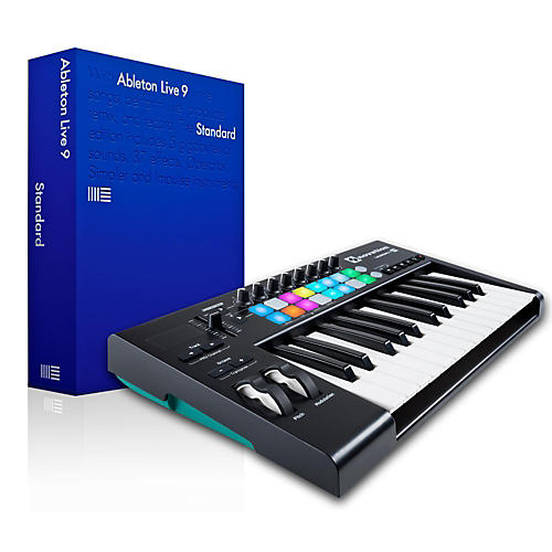 Novation Launchkey 25 MIDI Controller with Ableton Live 9.5 Standard