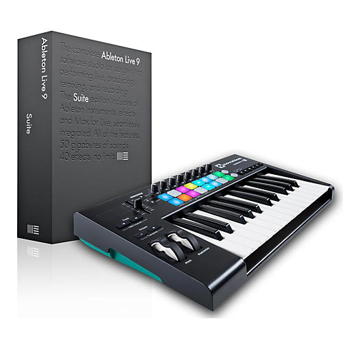 Novation Launchkey 25 MIDI Controller with Ableton Live 9.5 Suite