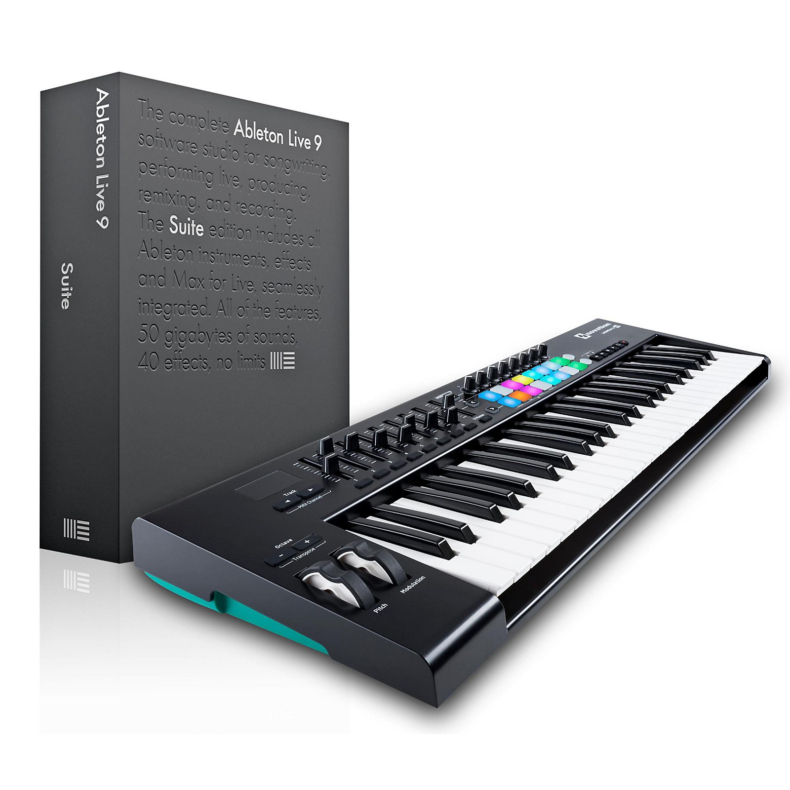 Novation Novation Launchkey 49 MIDI Controller with Ableton Live 9.5 ...