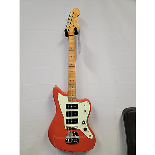 Fender Noventa Jazzmaster Solid Body Electric Guitar Fiesta Red