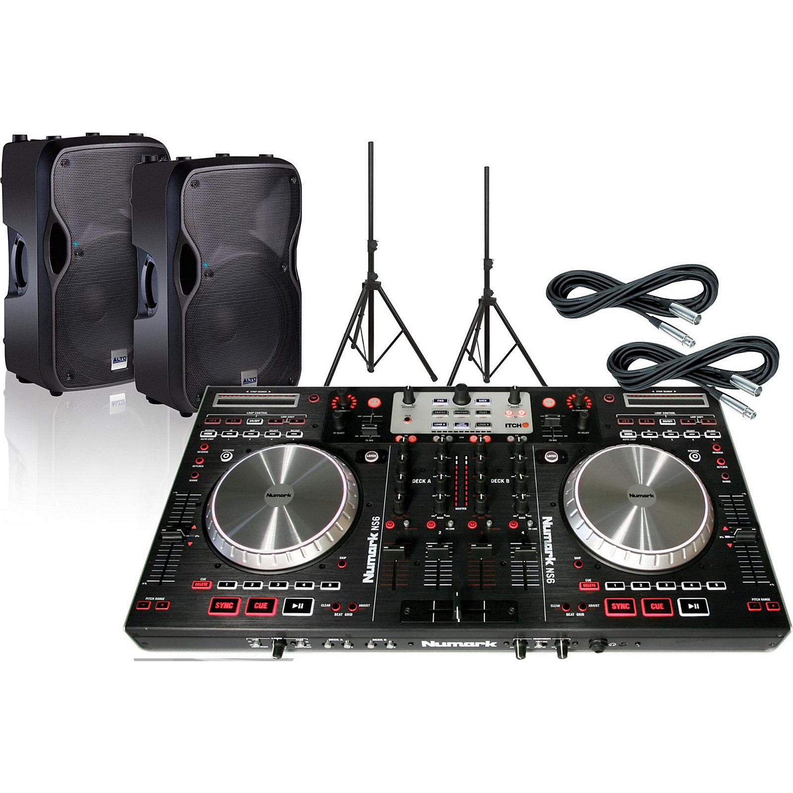 Numark Numark NS6 bundle with Alto TS112A Speakers Musician's Friend