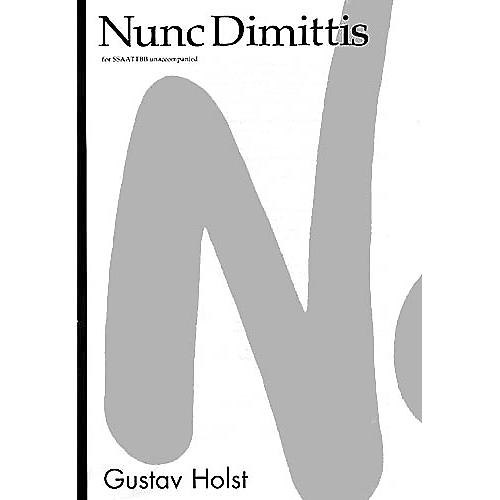 Novello Nunc Dimittis SATB Composed by Gustav Holst Arranged by Desmond Ratcliffe