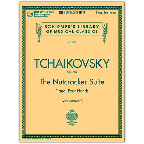 Nutcracker Suite 1 Piano/ 4 Hands Schirmer Library Book/Online Audio