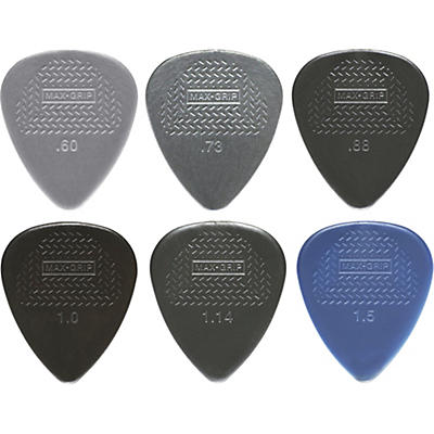 Dunlop Nylon Max Grip Guitar Picks 12-Pack